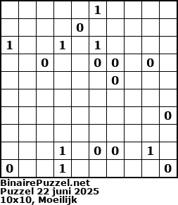 Binaire Puzzel