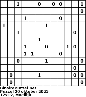 Binaire Puzzel