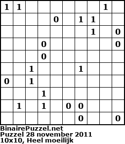 Binaire Puzzel