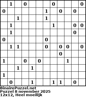 Binaire Puzzel