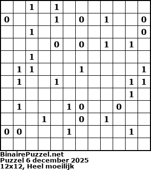 Binaire Puzzel