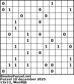 Binaire Puzzel