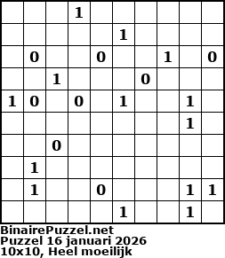 Binaire Puzzel