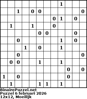 Binaire Puzzel