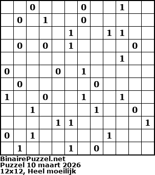 Binaire Puzzel