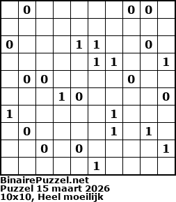 Binaire Puzzel