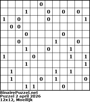 Binaire Puzzel