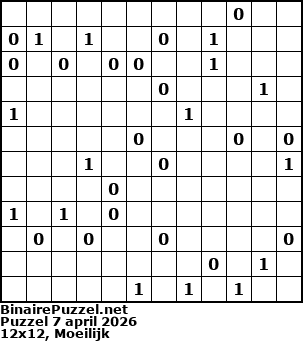 Binaire Puzzel