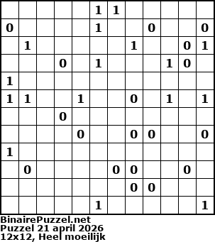 Binaire Puzzel