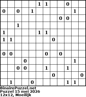 Binaire Puzzel