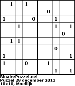 Binaire Puzzel