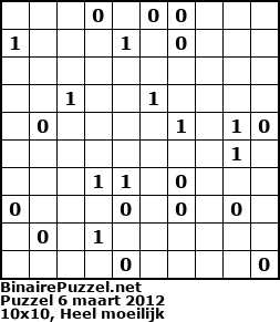 Binaire Puzzel