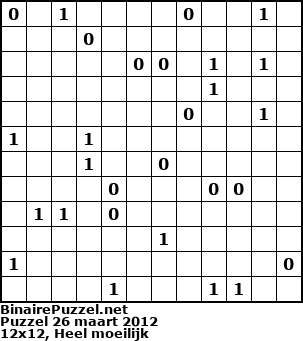 Binaire Puzzel