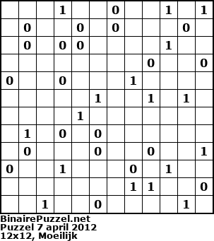 Binaire Puzzel