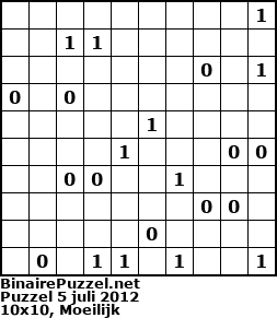 Binaire Puzzel