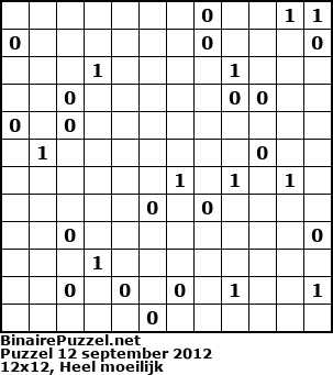 Binaire Puzzel