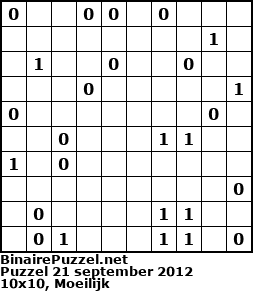 Binaire Puzzel