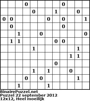 Binaire Puzzel