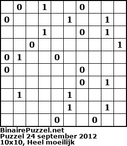 Binaire Puzzel