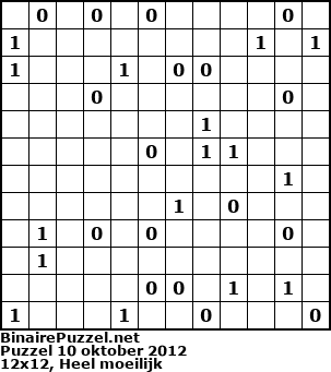 Binaire Puzzel