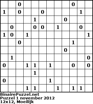 Binaire Puzzel