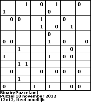 Binaire Puzzel