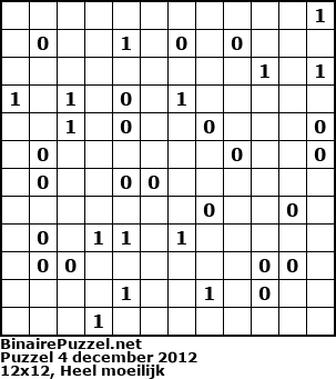 Binaire Puzzel