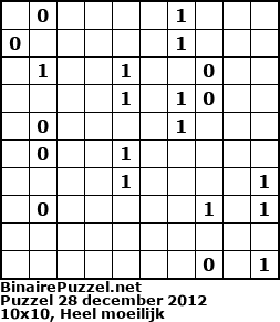 Binaire Puzzel
