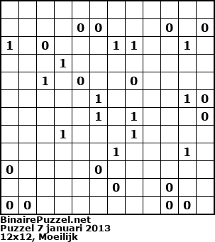 Binaire Puzzel