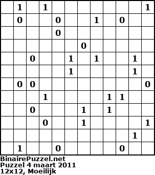 Binaire Puzzel