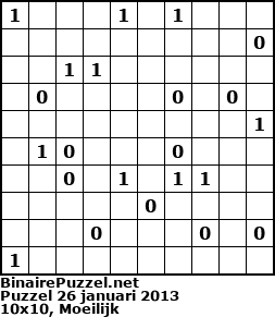Binaire Puzzel