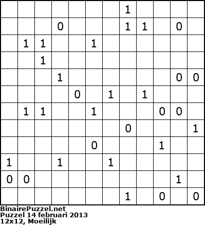 Binaire Puzzel