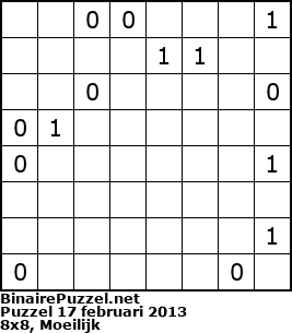 Binaire Puzzel