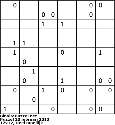 Binaire Puzzel