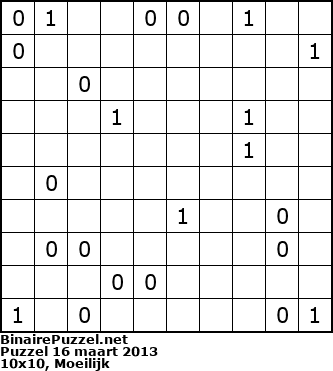 Binaire Puzzel
