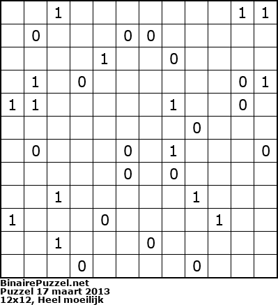 Binaire Puzzel