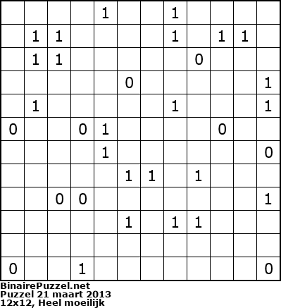 Binaire Puzzel