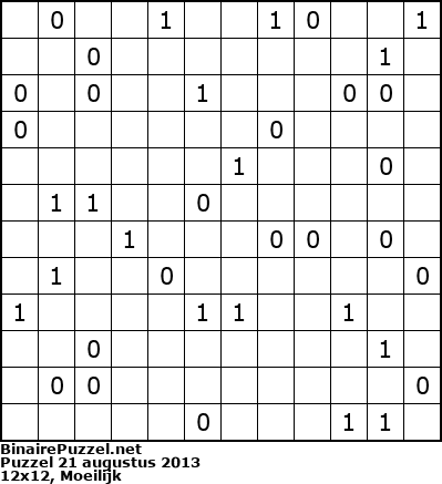 Binaire Puzzel