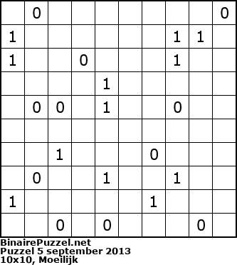 Binaire Puzzel