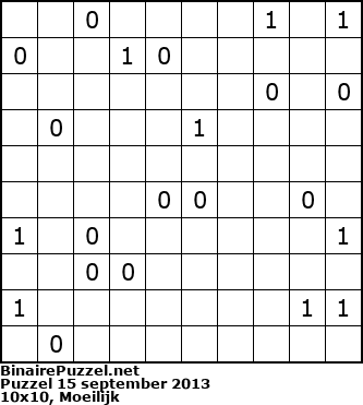 Binaire Puzzel