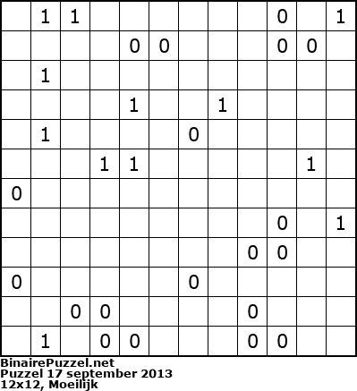 Binaire Puzzel