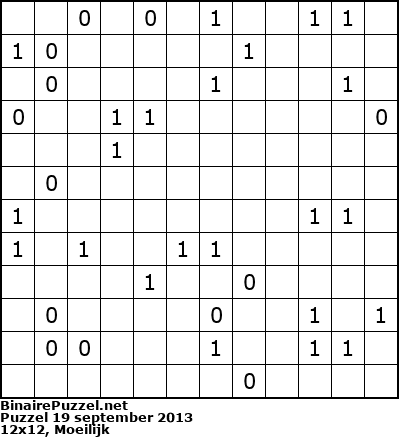 Binaire Puzzel