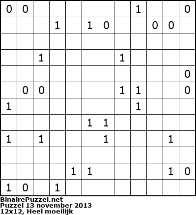 Binaire Puzzel