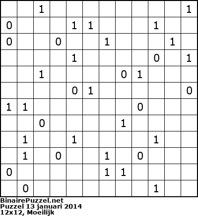 Binaire Puzzel