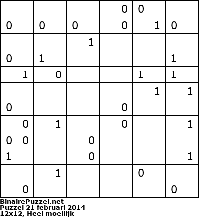 Binaire Puzzel