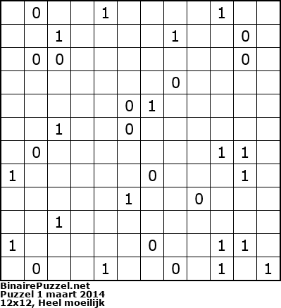 Binaire Puzzel