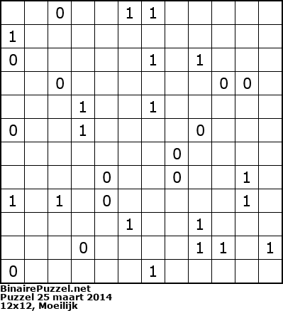 Binaire Puzzel