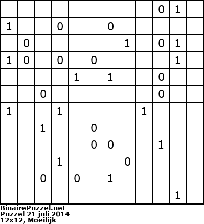 Binaire Puzzel