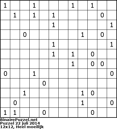 Binaire Puzzel