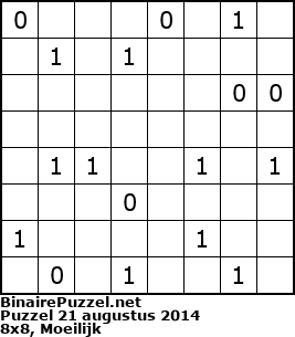 Binaire Puzzel